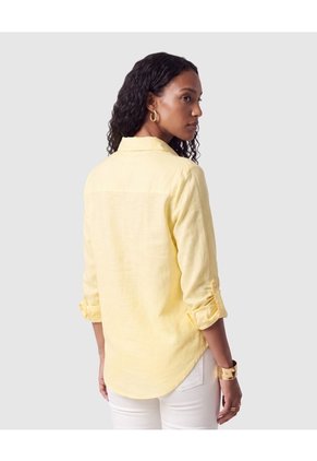 Blusa De Mujer Con Bolsillo Para Mujer Amarillo Patprimo