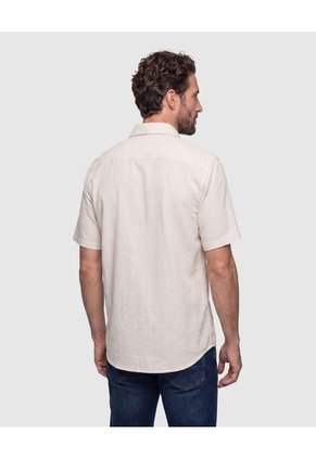 Camisa Manga Corta Texturizada Hombre  Para Hombre Gris Patprimo