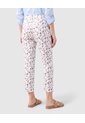 Pantalón Capri Semiajustado Mujer  Para Mujer Blanco Patprimo de Patprimo