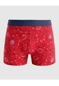 Boxer Costura Expuesta Para Niño  Infantil Niño Rojo Patprimo de Patprimo