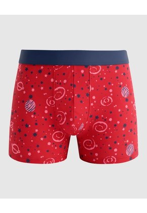 Boxer Costura Expuesta Para Niño Infantil Niño Rojo Patprimo