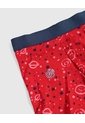 Boxer Costura Expuesta Para Niño  Infantil Niño Rojo Patprimo de Patprimo