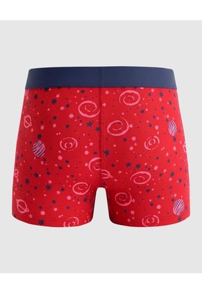 Boxer Costura Expuesta Para Niño Infantil Niño Rojo Patprimo