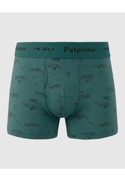 Boxer Estampado Para Niño  Infantil Niño Verde Patprimo