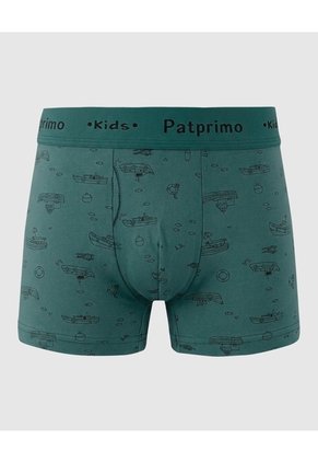 Boxer Estampado Para Niño Infantil Niño Verde Patprimo