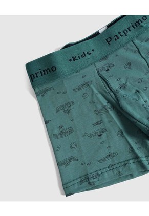 Boxer Estampado Para Niño Infantil Niño Verde Patprimo