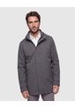 Chaqueta Unicolor Con Capucha Para Hombre  Para Hombre Gris Patprimo de Patprimo
