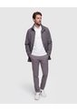 Chaqueta Unicolor Con Capucha Para Hombre  Para Hombre Gris Patprimo de Patprimo