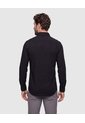 Camisa Clásica Manga Larga Hombre  Para Hombre Negro Patprimo de Patprimo