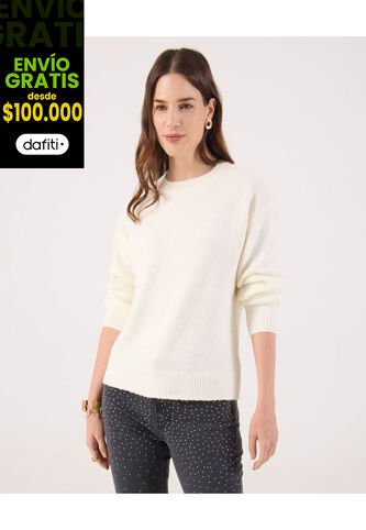 Saco Para Mujer Cuello Redondo Color Crema Marca Patprimo #30330652 Patprimo