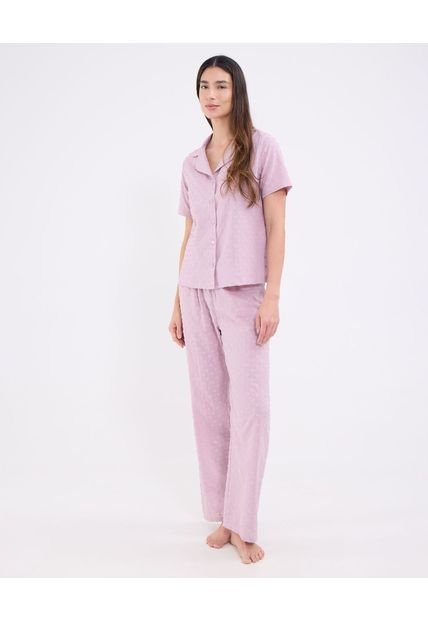 Pijama Para Mujer M/C P/L Color Rosa Marca Patprimo #30040304