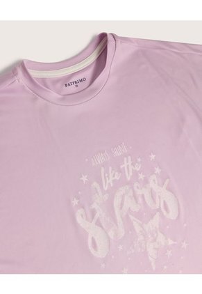 Camiseta Para Niña Manga Corta Color Rosa Marca Patprimo #86090332