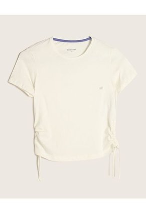 Camiseta Para Niña Manga Corta Color Blanco Marca Patprimo #86090333