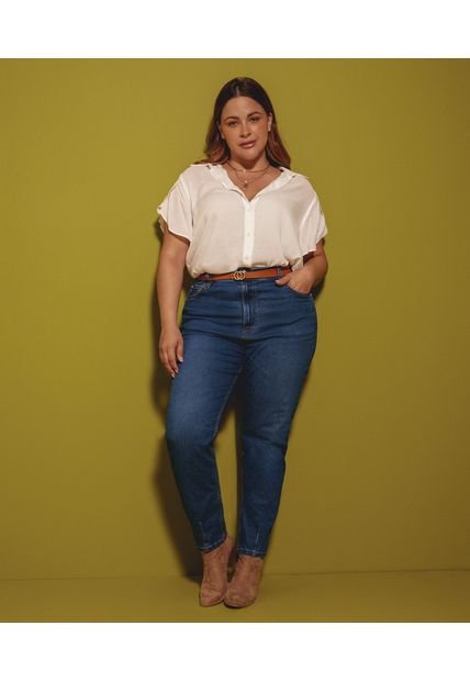 Jean Para Mujer Mom Color Azul  Marca Patprimo #14160222
