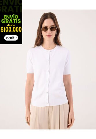 Saco Para Mujer Cardigan Color Blanco Marca Patprimo #30330651 Patprimo