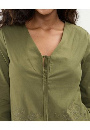 Blusa Para Mujer Manga Larga Color Verde Marca Patprimo #30123504