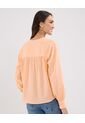Blusa Para Mujer Manga Larga Color Naranja Marca Patprimo #30123360 de Patprimo
