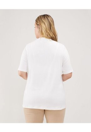 Camiseta  Para Mujer Manga Corta Color Blanco Marca Patprimo #14091374