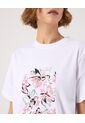 Camiseta Estampada   Para Mujer Blanco Patprimo de Patprimo