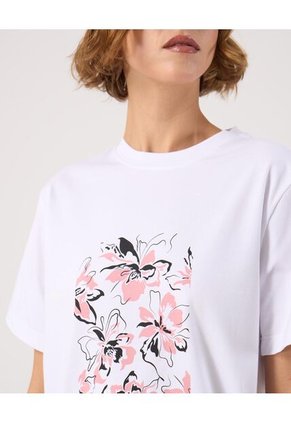 Camiseta Para Mujer Manga Corta Cuello Redondo Color Blanco Marca Patprimo #30093860