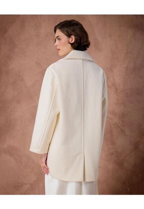 Chaqueta  Para Mujer Abrigo Color Blanco Marca Patprimo #30080601