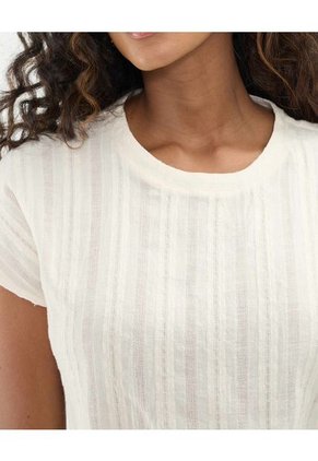 Blusa Para Mujer Manga Corta Color Blanco Marca Patprimo #30123512