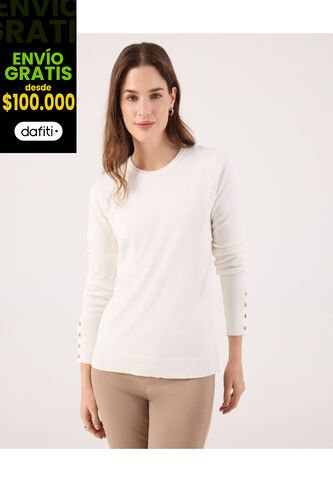 Saco Para Mujer Cuello Redondo Color Blanco Marca Patprimo #30330648 Patprimo