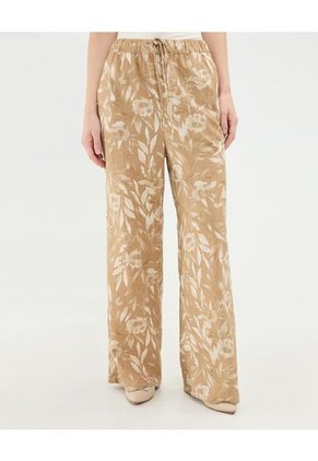 Pantalón Para Mujer Multiusos Plano Color Beige Marca Patprimo #30072003