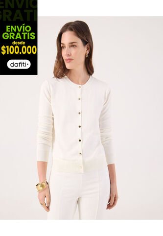 Saco Para Mujer Cardigan Color Crema Marca Patprimo #30330657 Patprimo