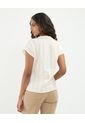 Blusa Para Mujer Manga Corta Color Blanco Marca Patprimo #30123512 de Patprimo