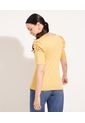Camiseta Para Mujer Manga Corta Color Amarillo  Marca Patprimo #30093286 de Patprimo