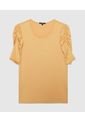 Camiseta Para Mujer Manga Corta Color Amarillo  Marca Patprimo #30093286 de Patprimo