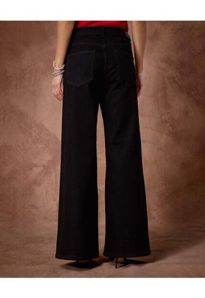 Jean  Para Mujer Wide-Leg Color Negro Marca Patprimo #30160505