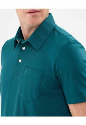 Polo Para Hombre Cuello Maquina Con Bolsillo Color Verde Marca Patprimo #44112756