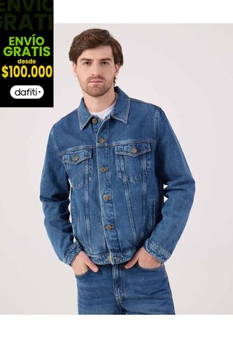 Chaqueta Para Hombre Trucker Color Azul Marca Patprimo #44080342 Patprimo