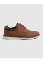 Zapatos Casuales De Cuero Liso   Para Hombre Café Patprimo de Patprimo