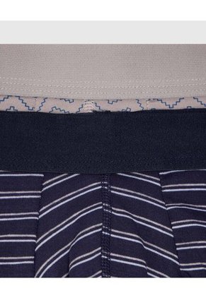 Boxer X2 Para Hombre Fleat Seamer Medio Color Negro Marca Patprimo #44000531