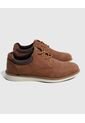 Zapatos Casuales De Cuero Liso   Para Hombre Café Patprimo de Patprimo