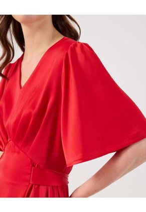 Vestido Para Mujer M/C Medio Color Rojo Marca Patprimo #30171109