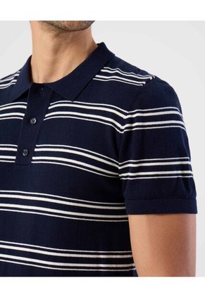 Polo  Para Hombre Cuello Maquina Sin Bolsillo Color Azul Marca Patprimo #44112785