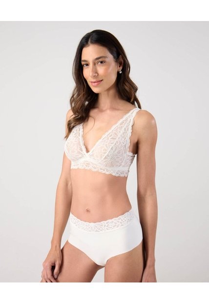 Bralette Passiflora X1 Para Mujer Beige Patprimo