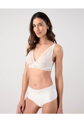 Bralette Passiflora X1 Para Mujer Beige Patprimo