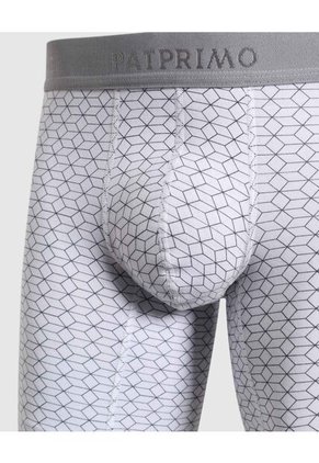 Boxer X1 Para Hombre Fleat Seamer Medio Color Blanco Marca Patprimo #44000508