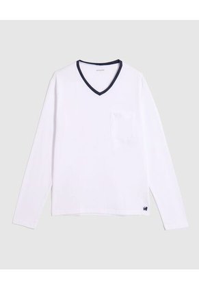 Pijama Para Hombre M/L P/L Color Blanco Marca Patprimo #44040212