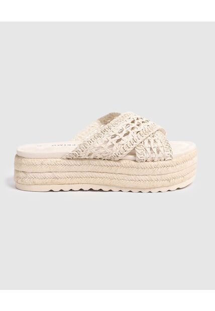 Sandalias  Para Mujer Tacón Color Blanco Marca Patprimo #30690114