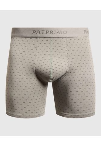 Boxer X1 Para Hombre Fleat Seamer Largo Color Gris Marca Patprimo #44000518 Patprimo