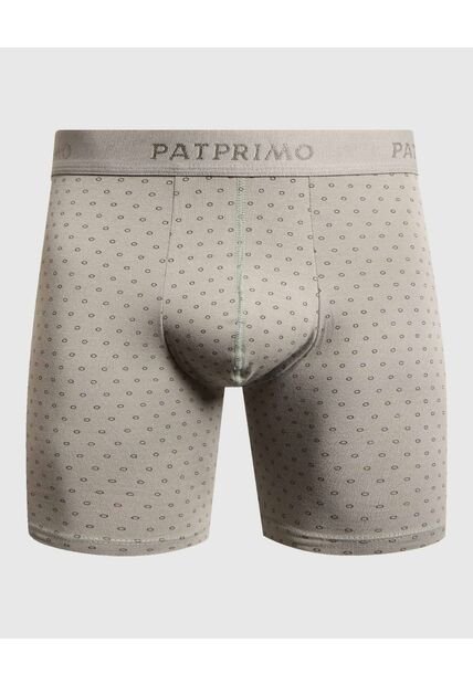 Boxer X1 Para Hombre Fleat Seamer Largo Color Gris Marca Patprimo #44000518