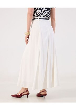 Falda  Para Mujer Medio Color Crema Marca Patprimo #30140429