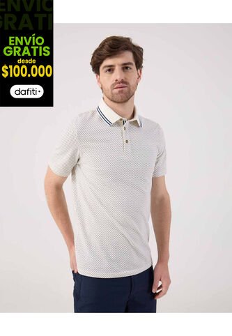 Polo Para Hombre Cuello Tejido Sin Bolsillo Color Crema Marca Patprimo #44112782 Patprimo