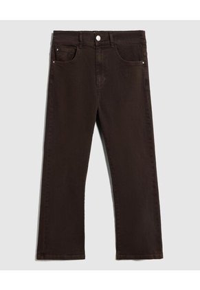 Jean Para Mujer Crop Flare Color Café Marca Patprimo #14160267